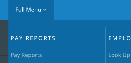 Full Menu - Top of EWP